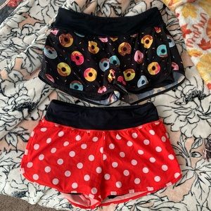 Sparkle athletic shorts